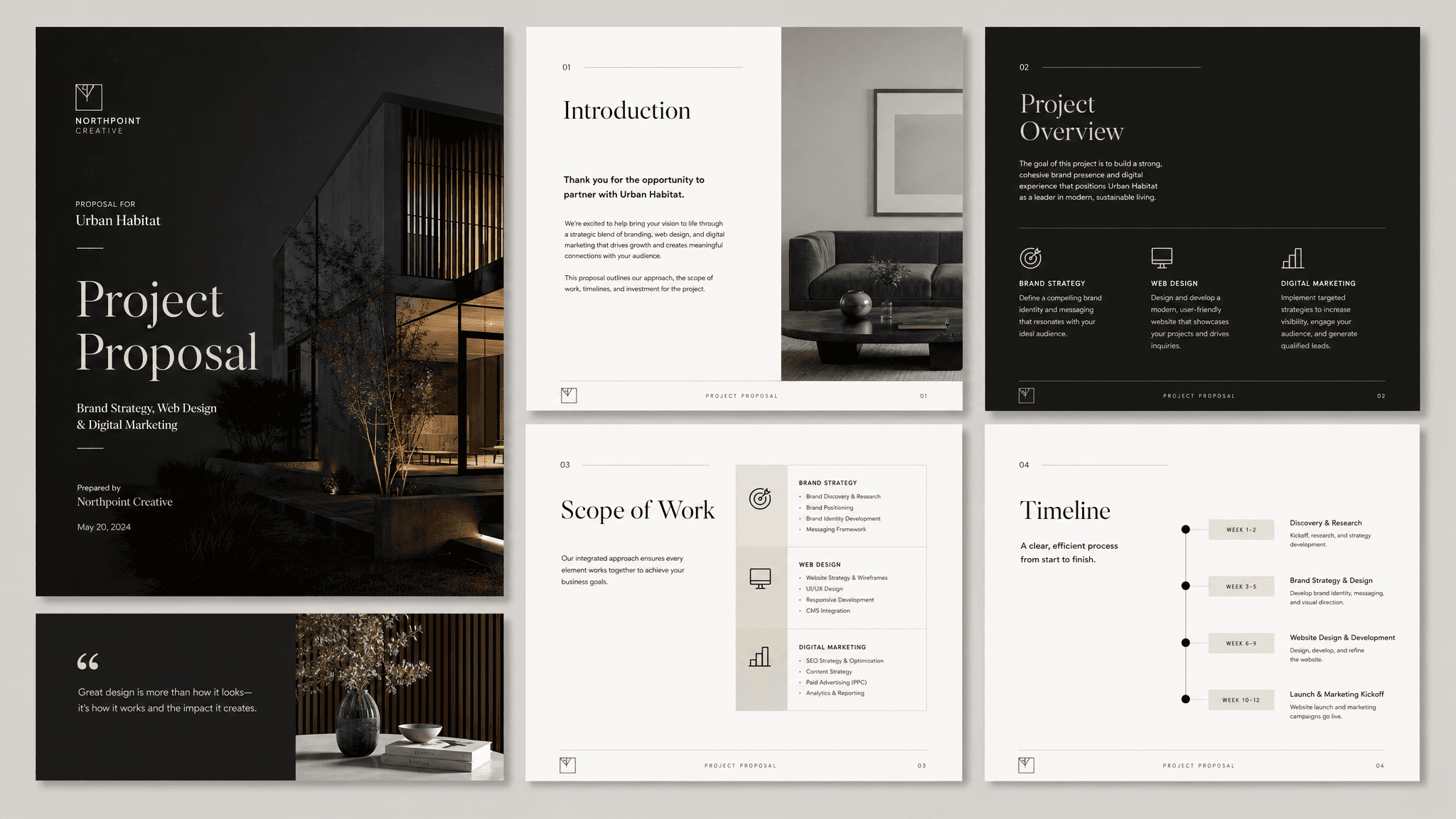 Proposal template preview