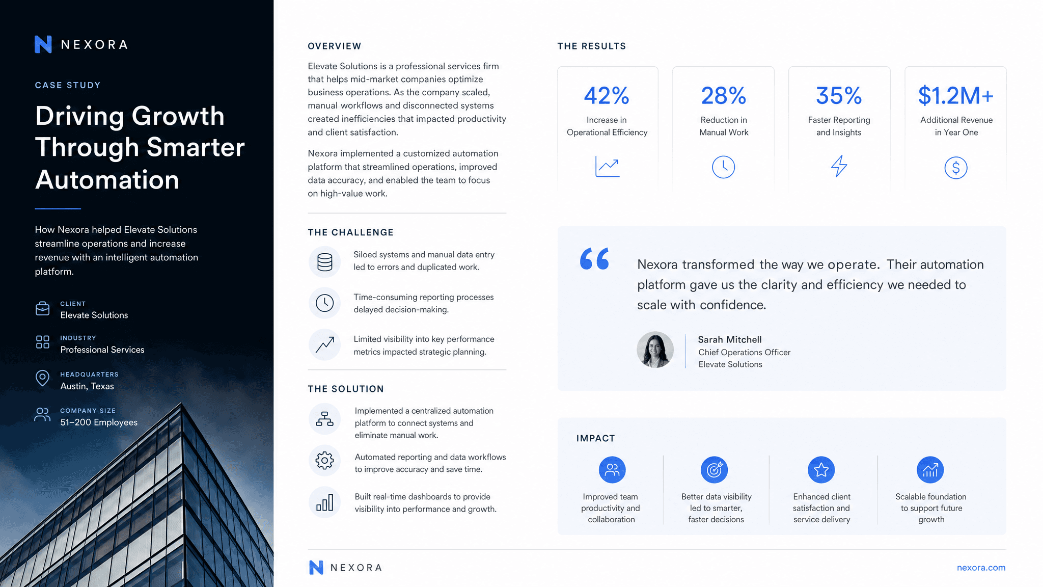 Case study template preview