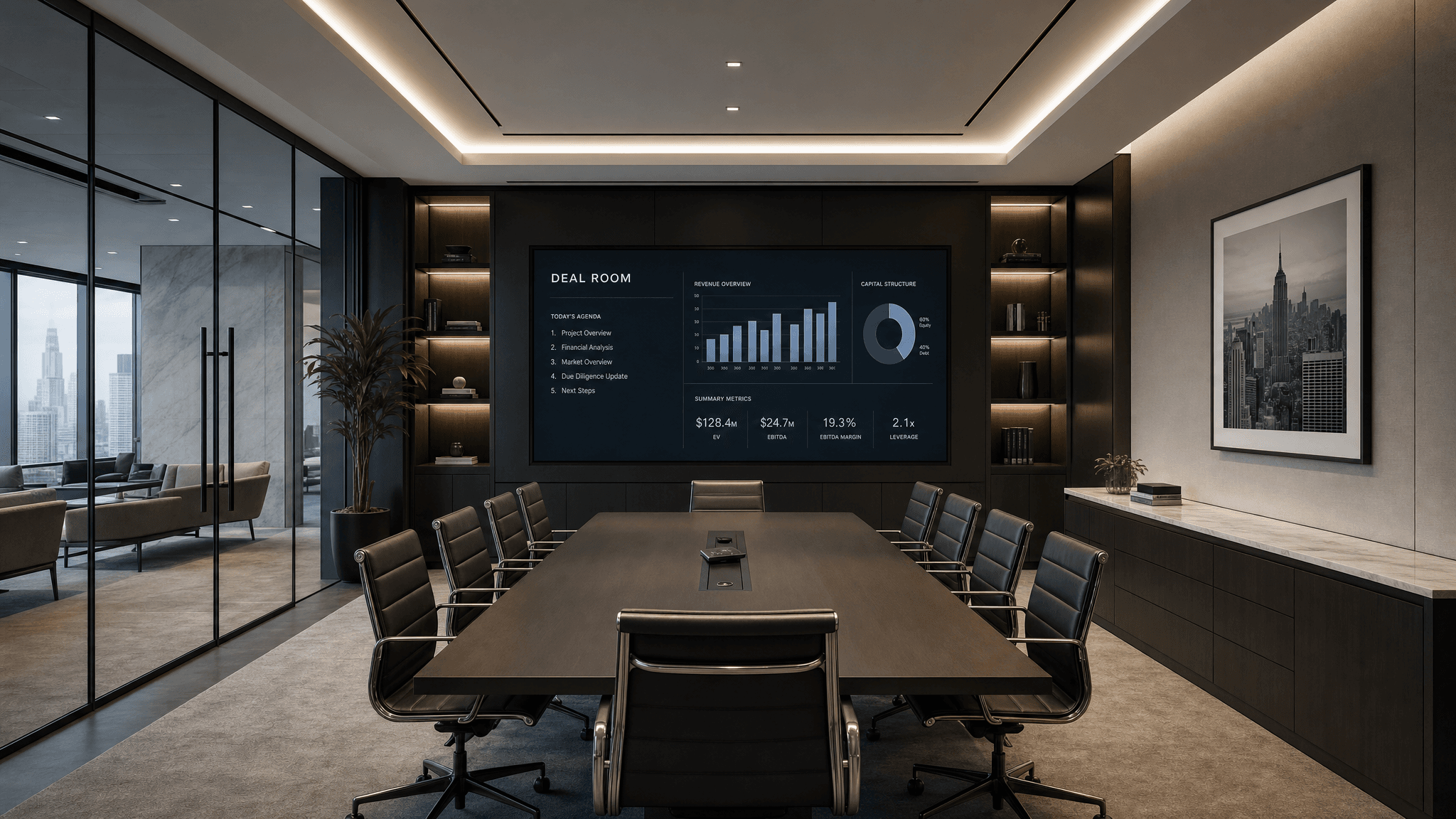 Deal room template preview